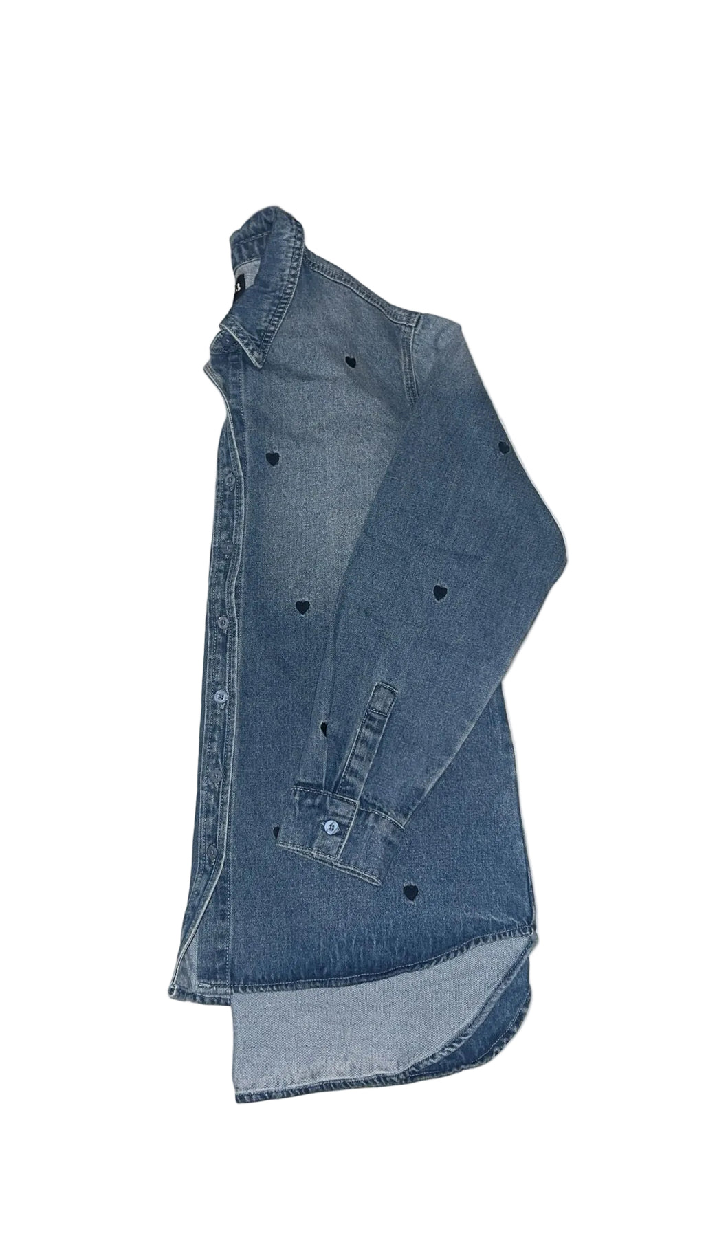 Chemise en Jean à Cœurs